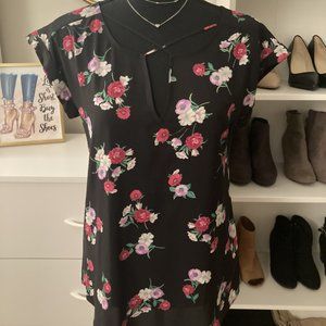 Express Floral Satin Top